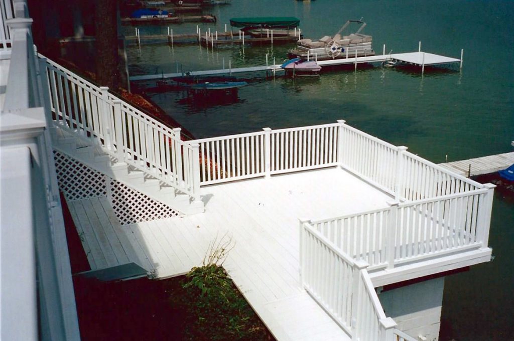 Dock installation in VanBuren County Michigan